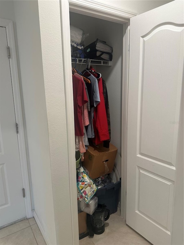 view of closet