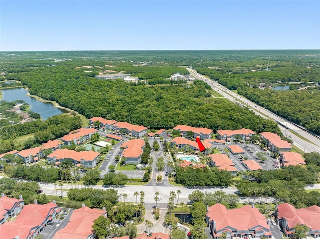 18001 Richmond Place Dr Unit 126, Tampa, FL 33647 - aerial perspective of suburban area featuring a large body of water