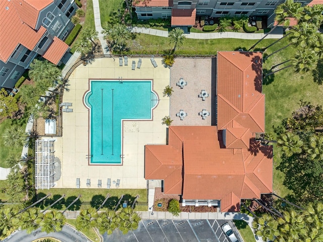 18001 Richmond Place Dr Unit 126, Tampa, FL 33647 - bird's eye view of a pool area
