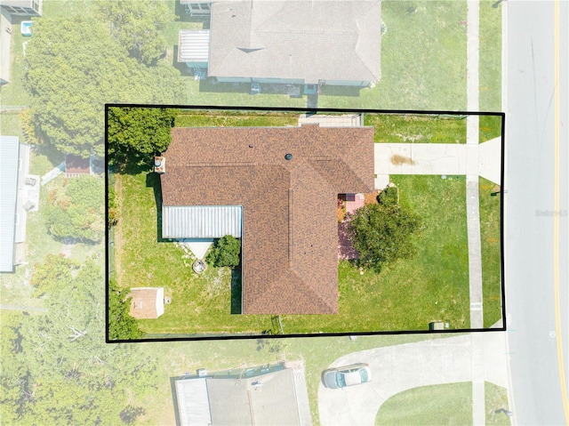 2430 Mill Run Blvd, Kissimmee, FL 34744 - aerial view of property's location with property boundaries highlighted