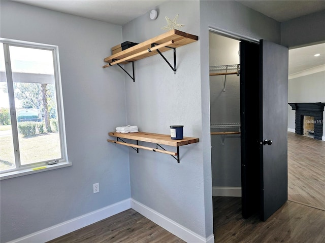 905 W 11th Ave, Mount Dora, FL 32757 - spacious closet featuring dark wood finished floors
