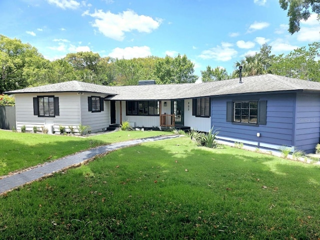 905 W 11th Ave, Mount Dora, FL 32757 - single story home with a front yard and covered porch