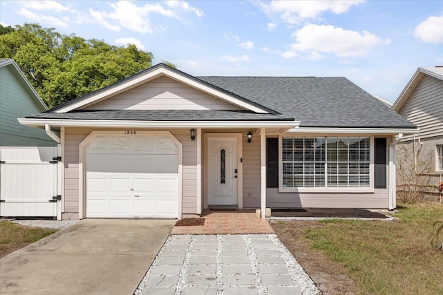 1208 Roma Ct, Orlando, FL 32825 - ranch-style home featuring a garage, driveway, and a shingled roof