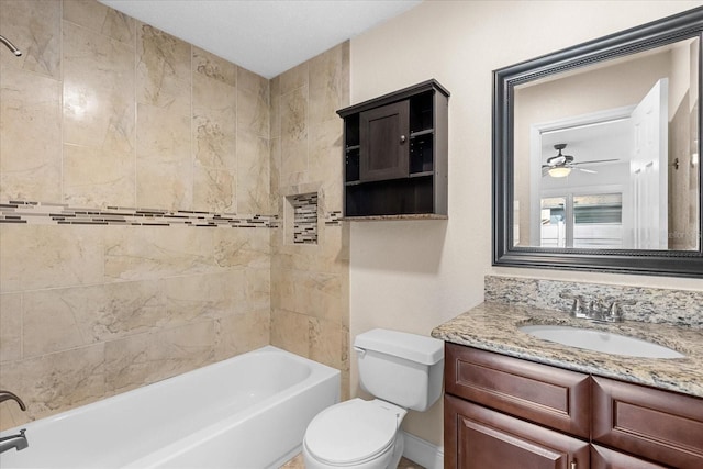 1208 Roma Ct, Orlando, FL 32825 - full bathroom with shower / washtub combination, vanity, and toilet