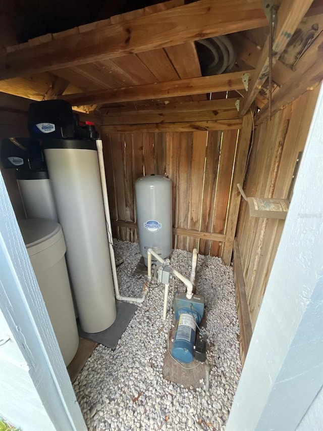 view of utility room