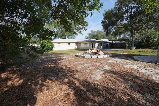 view of back of property