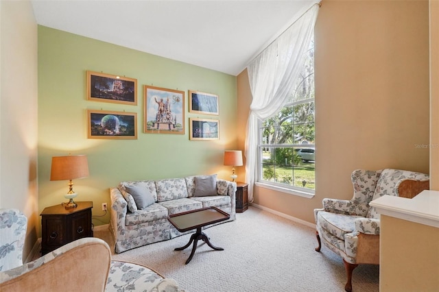 2374 Eagle Trace Dr, Kissimmee, FL 34746 - living room featuring carpet flooring and baseboards