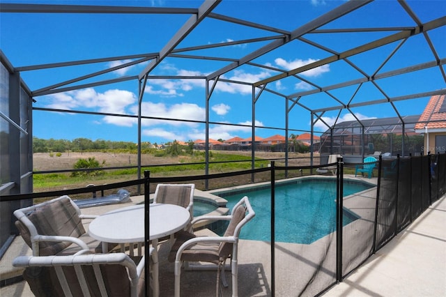 301 Rosso Dr, Davenport, FL 33837 - outdoor pool with a lanai and a patio
