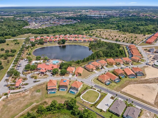 301 Rosso Dr, Davenport, FL 33837 - aerial view with a water view and a residential view