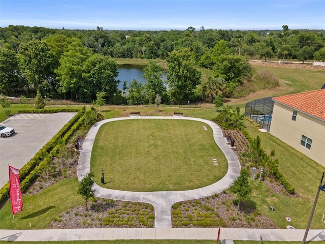 301 Rosso Dr, Davenport, FL 33837 - birds eye view of property with a water view