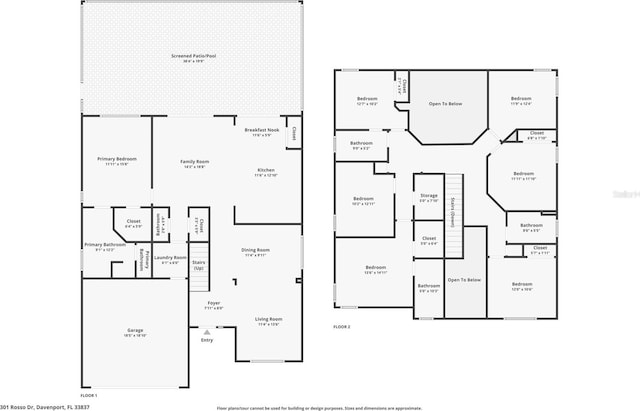 301 Rosso Dr, Davenport, FL 33837 - plan