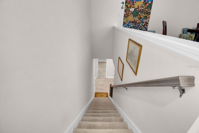 2487 Empress Dr, Kissimmee, FL 34741 - stairway with baseboards