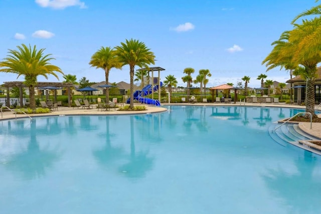 2487 Empress Dr, Kissimmee, FL 34741 - pool with a gazebo