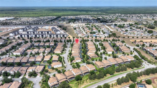 bird's eye view featuring a residential view