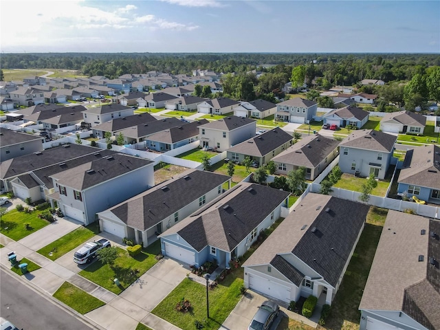 drone / aerial view featuring a residential view