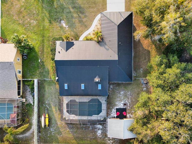 drone / aerial view