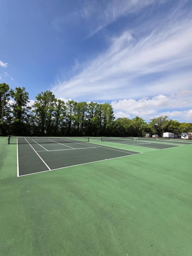 view of sport court with community basketball court