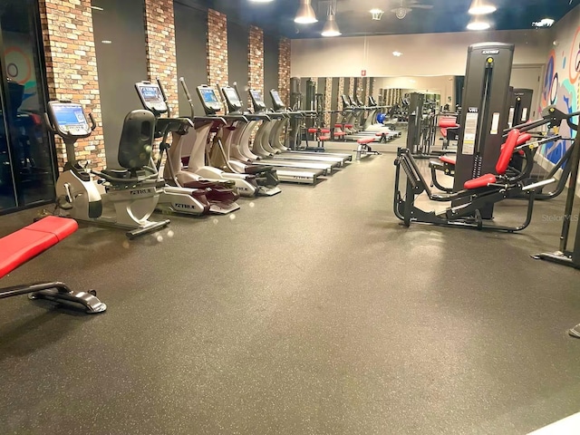 313 Captiva Dr, Davenport, FL 33896 - view of exercise room
