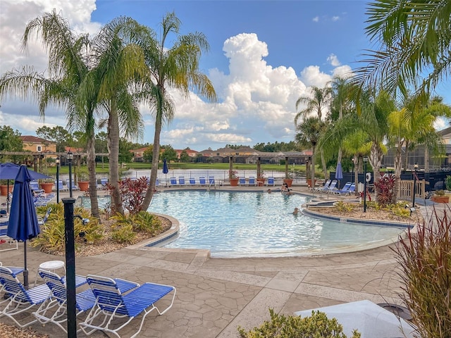 4722 Flagler Beach Way, Kissimmee, FL 34746 - pool with a patio