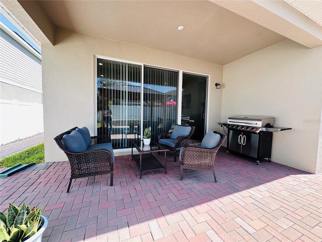 1321 Yorkdale Rd, Davenport, FL 33837 - view of patio / terrace with area for grilling and an outdoor hangout area