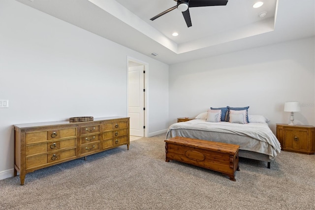 2476 Kamin Dr, Melbourne, FL 32940 - bedroom with recessed lighting, carpet, baseboards, and visible vents