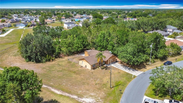 birds eye view of property featuring a residential view