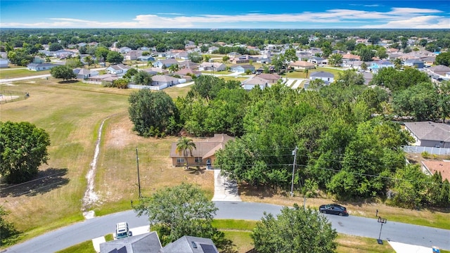 bird's eye view featuring a residential view