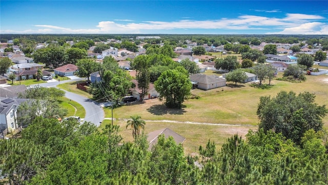 aerial view featuring a residential view