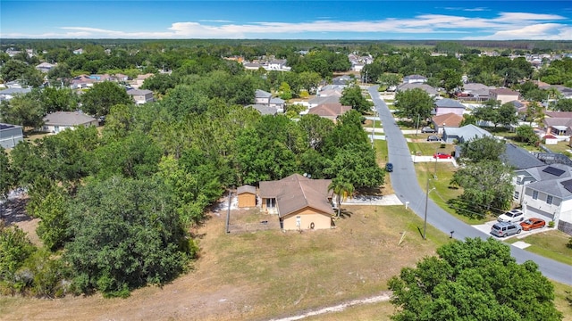 bird's eye view featuring a residential view