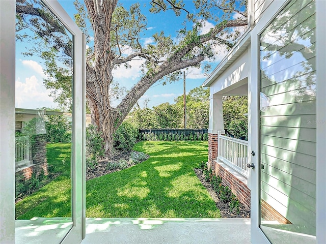 view of yard