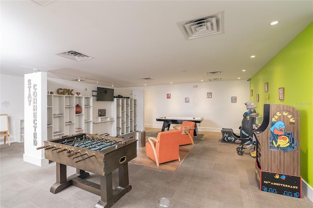 5245 W Irlo Bronson Memorial Hwy Unit 276, Kissimmee, FL 34746 - playroom featuring visible vents, recessed lighting, baseboards, and carpet