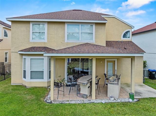 5321 Los Palma Vista Dr, Orlando, FL 32837 - back of house with roof with shingles and stucco siding