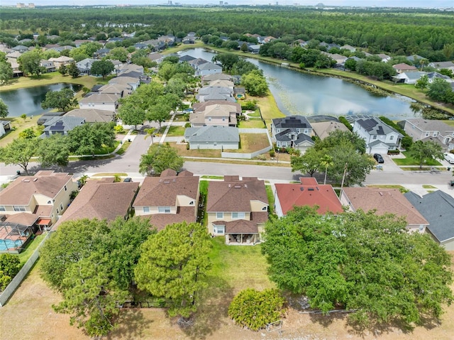 5321 Los Palma Vista Dr, Orlando, FL 32837 - aerial view featuring a water view and a residential view