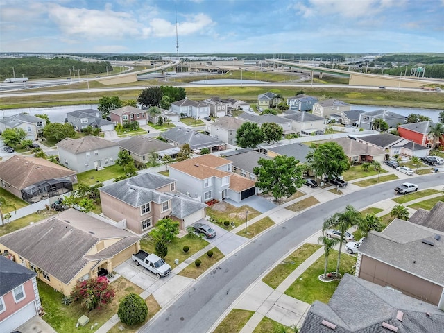 1176 Epson Oaks Way, Orlando, FL 32837 - bird's eye view featuring a water view and a residential view