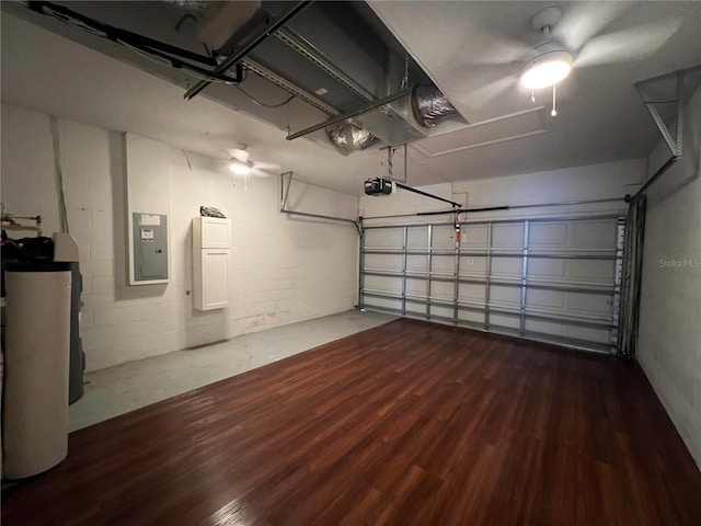 15408 Groose Point Ln, Clermont, FL 34714 - garage featuring a garage door opener and electric panel