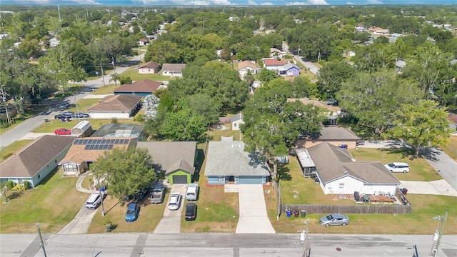 bird's eye view featuring a residential view