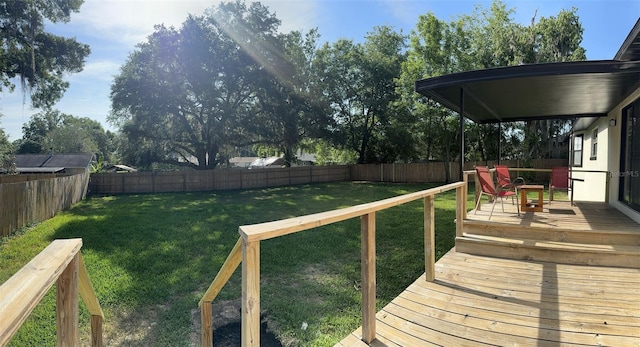 4385 NE 2nd Ct, Ocala, FL 34479 - exterior space featuring a lawn and a fenced backyard