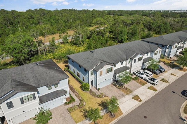 aerial view with a view of trees