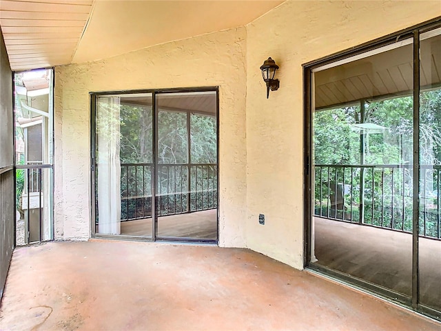 exterior space featuring stucco siding