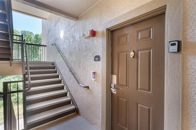 exterior space featuring stucco siding