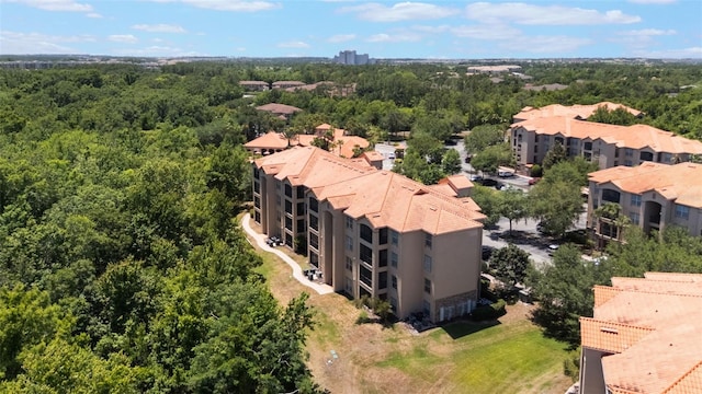 aerial view with a view of trees