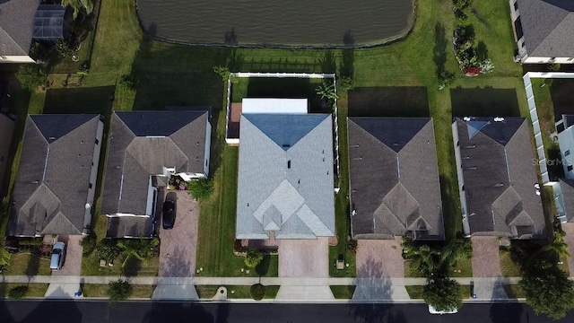 aerial view featuring a residential view