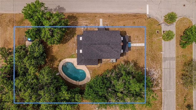 1400 Florida Ave, Saint Cloud, FL 34769 - view of subject property featuring a pool area and property parcel outlined