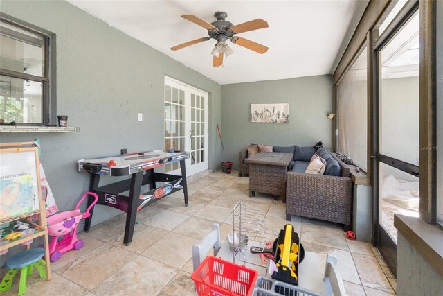 1100 Anne Elisa Cir, Saint Cloud, FL 34772 - sunroom featuring french doors