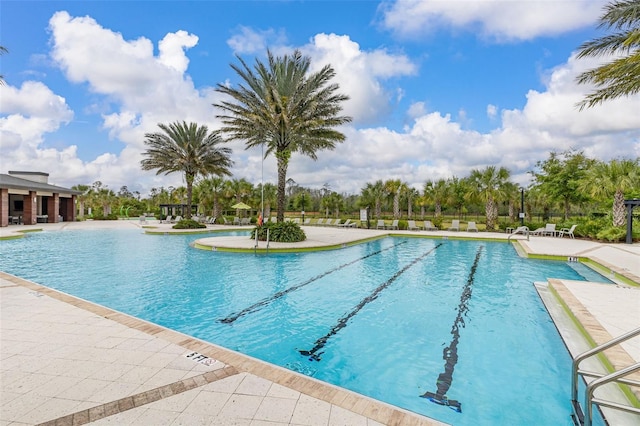 community pool featuring a patio