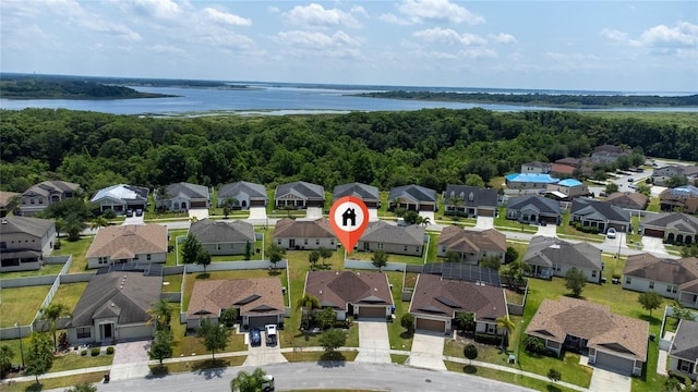 1532 Angler Ave, Kissimmee, FL 34746 - bird's eye view with a water view and a residential view