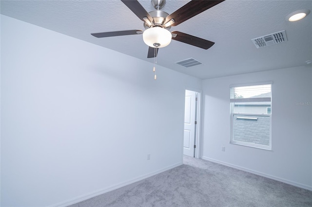 2189 Teneroc Trl, Lakeland, FL 33801 - empty room featuring baseboards, a ceiling fan, carpet flooring, and visible vents