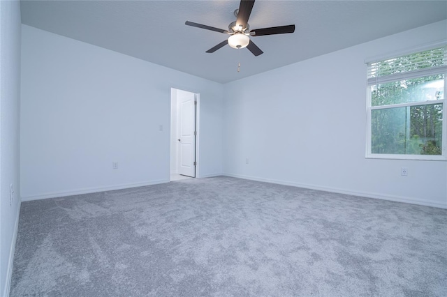 2189 Teneroc Trl, Lakeland, FL 33801 - carpeted spare room featuring baseboards and a ceiling fan