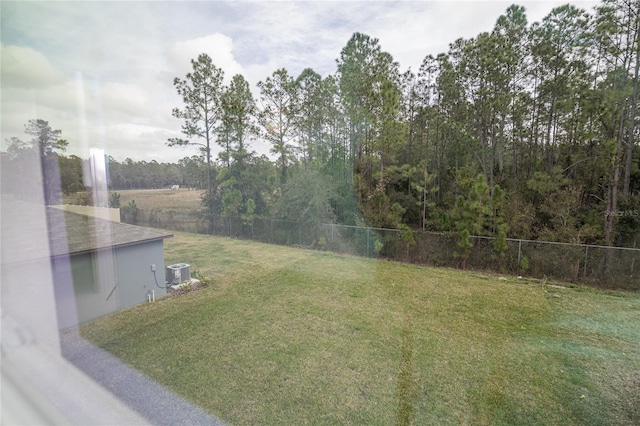 2189 Teneroc Trl, Lakeland, FL 33801 - view of yard with fence and central AC unit