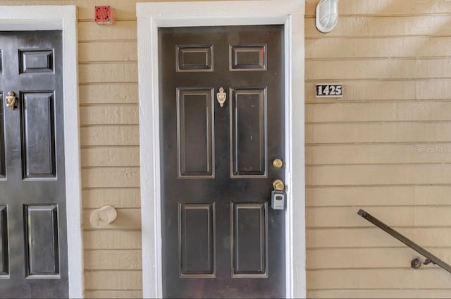 view of entrance to property